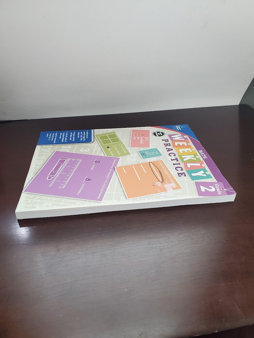 Weekly Math Practice Grade 2 Math Workbook - Paperback New Unused Second Grade - Picture 5 of 7